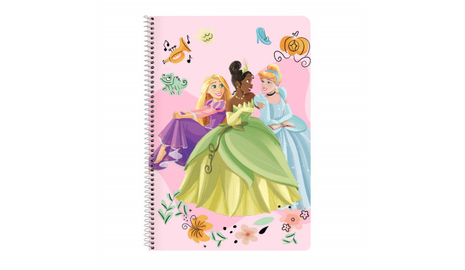 Notebook Disney Princess Magical Beige Pink A4 80 Sheets