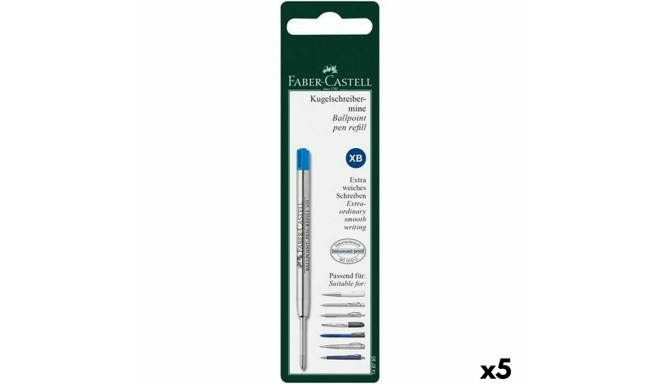 Aizvietotāji Faber-Castell Pildspalva 0,6 mm Zils (5 gb.)