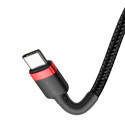 BASEUS cable Type C to Type C Cafule 3A 1M red+black CATKLF-G91