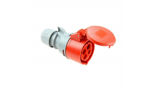 Plug socket Solera 903142a CETAC With lid Red IP44 16 A Aerial