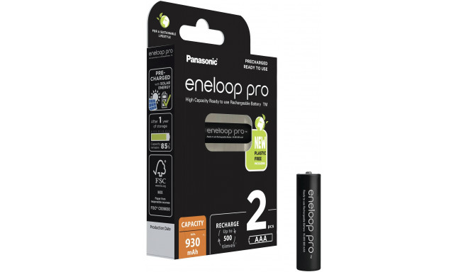 Panasonic аккумулятор eneloop Pro AAA 930 2BP