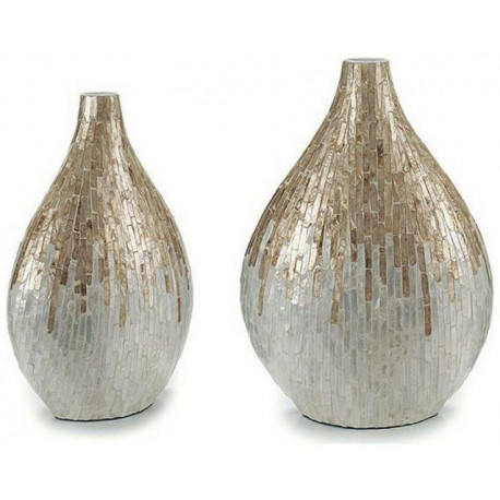 Gift Decor vaas 18x43x30cm, hõbedane