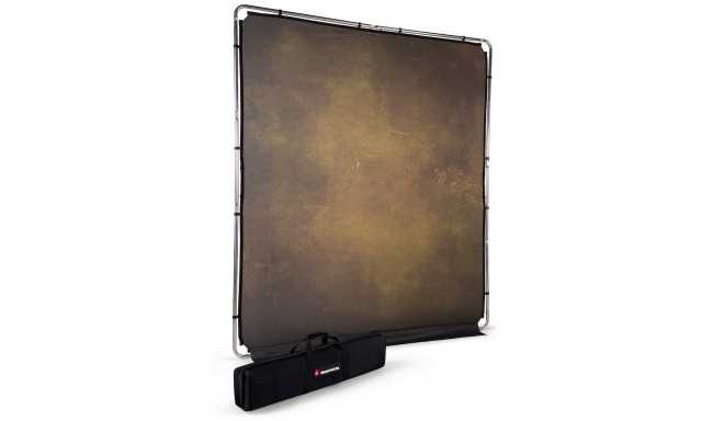 Manfrotto stuudiotaust + raam EzyFrame Vintage, olive