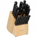 Alpina - Set of kitchen knives with a stand / block 22 elements
