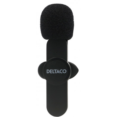 Deltaco Wireless Vlogging Microphone USB-C/Lightning (VLOG-100)