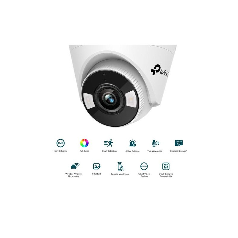 Tp Link Vigi C Turret Ip Security Camera Indoor Outdoor X Pixels Ceiling