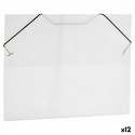 Folder Black Transparent A4 (26 x 1 x 35,5 cm) (12 Units)