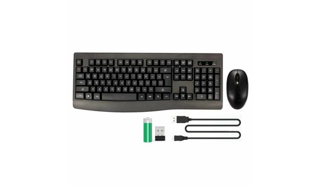 Klaviatuur ja Hiir Bluestork Clavier Souris Sans Fil Must