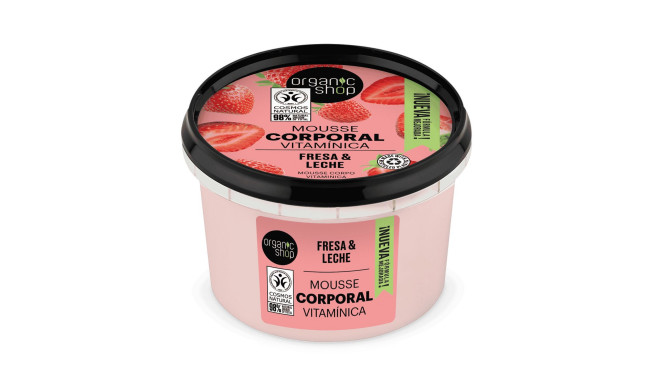 ORGANIC SHOP YOGUR DE FRESA MOUSSE CORPORAL VITAMINICA 250ML