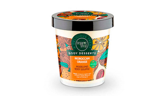 ORGANIC SHOP MOROCCAN ORANGE BODY SOUFFLE 450ML