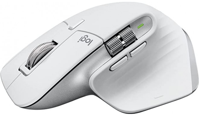 Logitech MX Master 3S mouse, Bluetooth (PC/Mac/iPad/Android), light grey