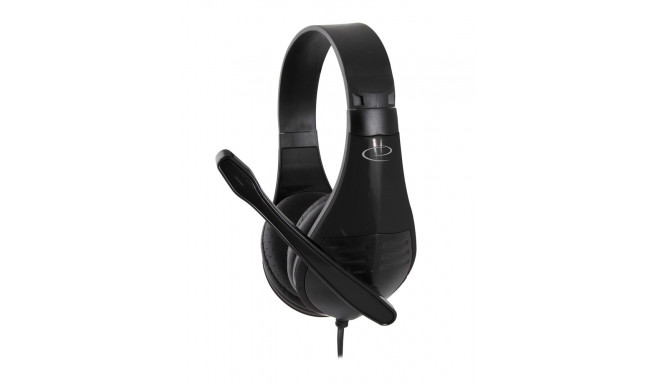 Esperanza EH209K headphones/headset Head-band Black