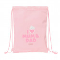 Backpack with Strings Safta Love Pink (26 x 34 x 1 cm)