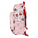 Child bag Minnie Mouse Me time Pink (28 x 34 x 10 cm)