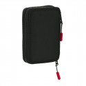School Case with Accessories Paul Frank Campers Black (12.5 x 19.5 x 4 cm) (28 pcs)