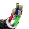 Kabel Baseus Glimmer Series s rychlým nabíjením USB-C - Lightning 480Mb/s PD 20W 2m černý