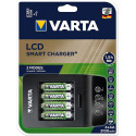 Varta LCD Ultra Fast Charger+, charger (incl. 4x Mignon, AA, 2100 mAh)