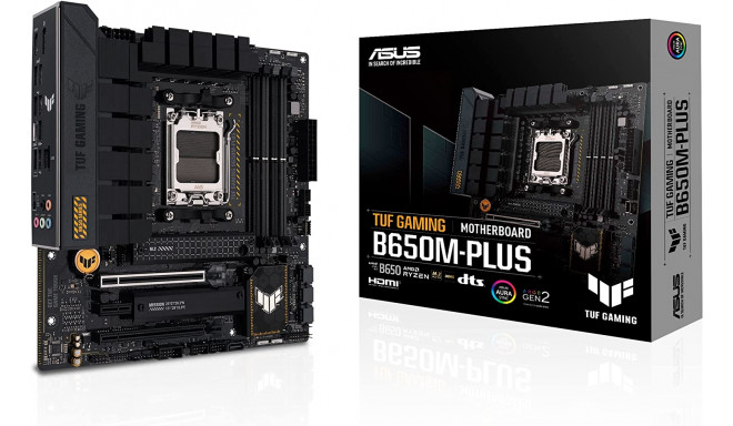 ASUS TUF GAMING B650M-PLUS, Mainboard (black/light orange) - AM5