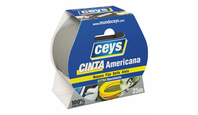 Duct tape Ceys Silver (25 m x 50 mm)