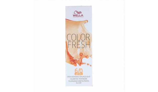 Ajutine värv Color Fresh Wella Color Fresh Nº 6.0 (75 ml)