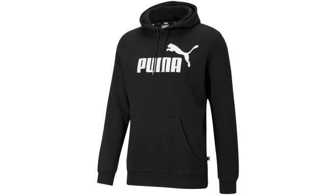 Bluza męska Puma Big Logo Hoodie FL czarna 586686 01 - Sweatshirts ...