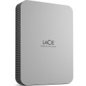 LaCie внешний жесткий диск 5TB Mobile Drive USB-C (2022), moon silver