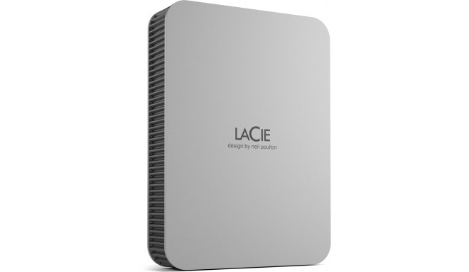 LaCie väline kõvaketas 5TB Mobile Drive USB-C (2022), moon silver