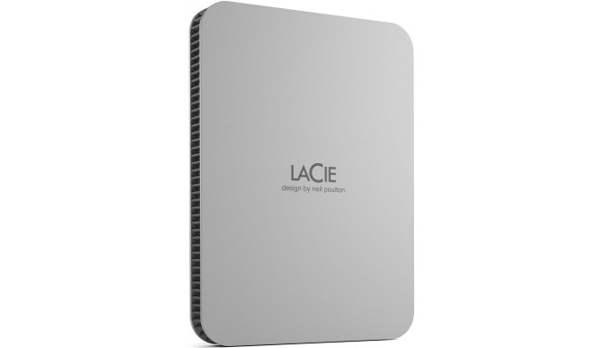 LaCie väline kõvaketas 2TB Mobile Drive USB-C (2022), moon silver