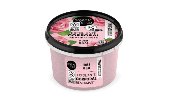 ORGANIC SHOP PERLA ROSA EXFOLIANTE CORPORAL PERLA ROSA 250ML