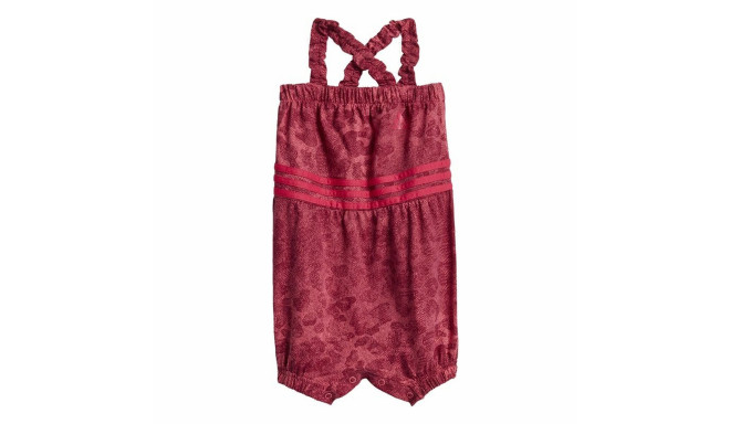Kids Jumpsuit Adidas Favorites Meitene Sarkans - 3-6 mēneši