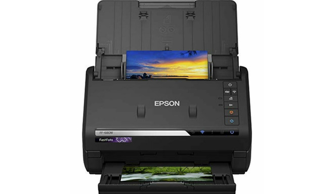 Dual Face Scanner Epson FastFoto FF-680W 300 dpi 45 ppm WIFI