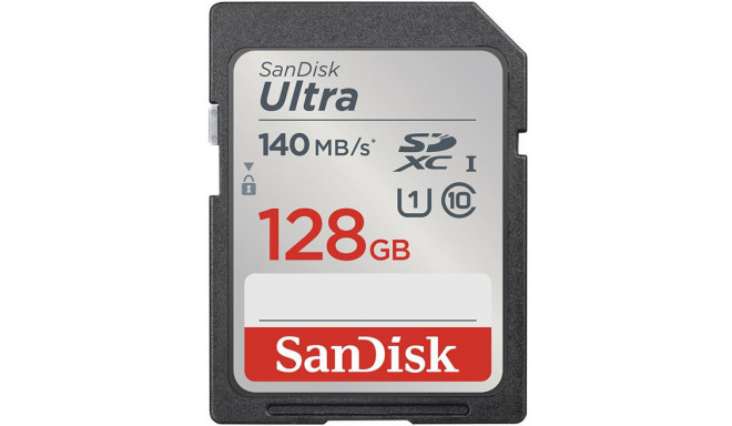 Sandisk карта памяти SDXC 128GB Ultra 140MB/s