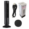 Tornventilaator AG389E USB 2,5W, must