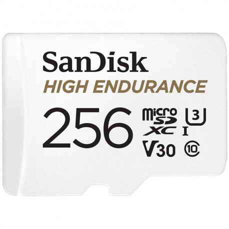SANDISK MAX ENDURANCE microSDXC 256GB + SD Adapter 120,000 Hours
