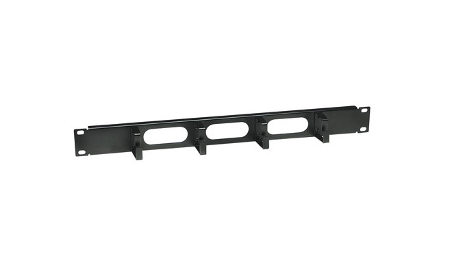 Intellinet 204279 Organizer kabli do szaf Rack 19", 1U, 4 uchwyty 48mm, czarny