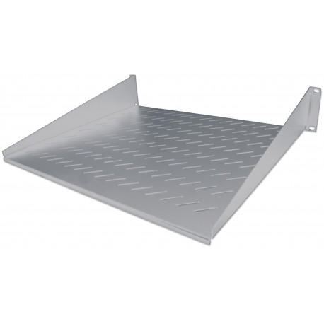 Intellinet 712224 riiul 2U 400mm rack 19" 2 kinnituspunkti, perforeeritud, hall