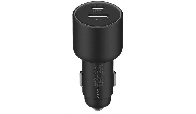 Xiaomi autolaadija USB + USB-C 67W