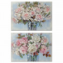 Картина DKD Home Decor Ваза для цветов Shabby Chic (2 штук) (100 x 3 x 70 cm)