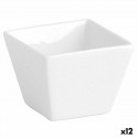 Snack tray Quid Chef Ceramic White (7,5 cm) (Pack 12x)