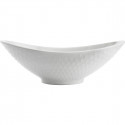 Serving Platter Quid Gastro Oval Ceramic White (21,5 x 12,5 x 7 cm) (6 Units)