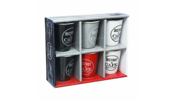 Coffee Set 5five Simply Smart Bistrot Multicolour 110 ml