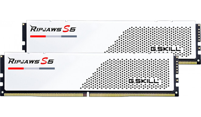 G.Skill DDR5 32GB - 5600 - CL - 28 - Dual-Kit - DIMM - F5-5600J2834F16GX2-RS5W, Ripjaws S5, XMP, whi