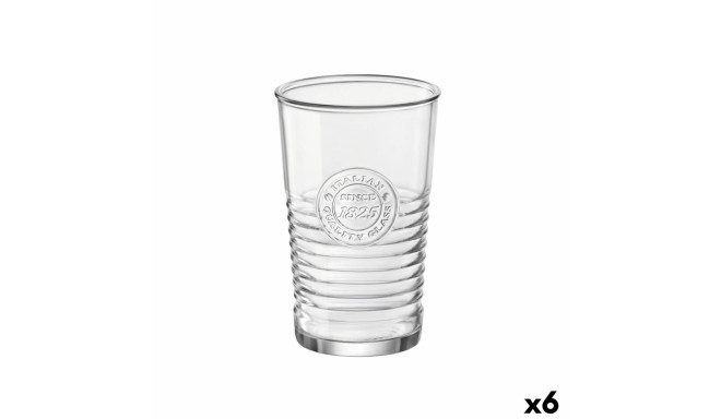 Glass Bormioli Rocco Officina Transparent Glass 6 Units 475 ml