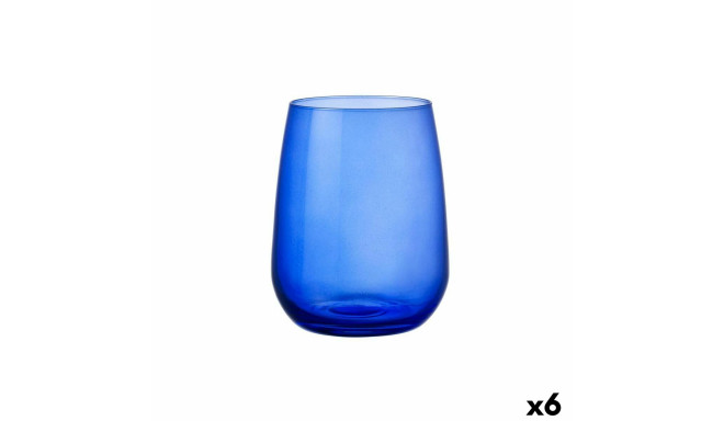 Glass Bormioli Rocco Restaurant Cobalto Blue Glass (430 ml) (6 Units)