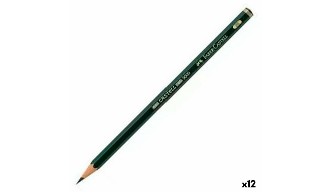 Pencil Faber-Castell 9000 Ecological Hexagonal 2B (12 Units)