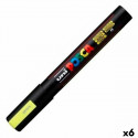 Vilt POSCA PC-5M Kollane 6 Ühikut
