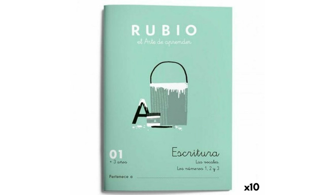 Writing and calligraphy notebook Rubio Nº01 A5 Spanish 20 Sheets (10 Units)