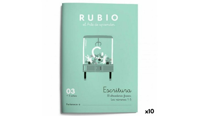 Writing and calligraphy notebook Rubio Nº03 A5 Spanish 20 Sheets (10 Units)