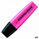 Fluorestseeruv Marker Stabilo Boss Roosa 10 Ühikut