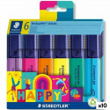 Pimeduses Helendavate Markerite Komplekt Staedtler Textsurfer Classic Happy Line 10 Ühikut